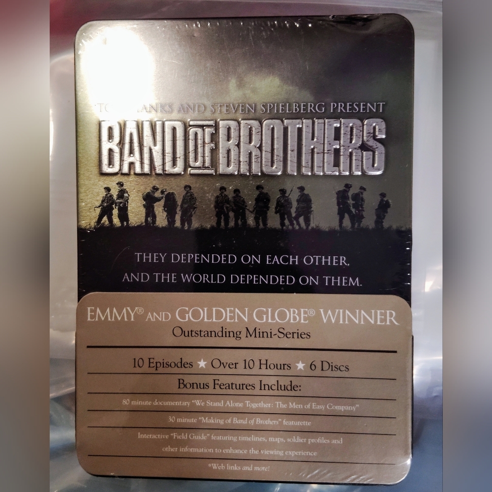 NEW Sealed BAND OF BROTHERS DVD 6 Disc with Original Tin Box Case - Picture 1 of 4